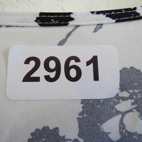 SHEIN* Women's Long Sleeve Cros body V-Neck Smock Waist Maxi Floral Dress~Medium - Picture 6 of 13